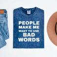 People Make Me Want To Use Bad Words Introvert Loner Mineral Wash Tshirts Mineral Navy People Make Me Want To Use Bad Words Introvert Loner Mineral Wash Tshirts Mineral Navy
