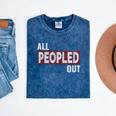 All Peopled Out Introvert Joke Sarcastic Quote Premium Tri-Blend Mineral Wash Tshirts Mineral Navy All Peopled Out Introvert Joke Sarcastic Quote Premium Tri-Blend Mineral Wash Tshirts Mineral Navy