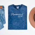 Pharmacist Est 2019 Shirt For Women Cute Graduation Mineral Wash Tshirts Mineral Navy