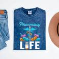 Pharmacy Life Pharmacist Chemist Student PharmD Graduation Mineral Wash Tshirts Mineral Navy