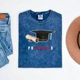 PhD Graduation Celebration For Finished Phd Grad Men Women Mineral Wash Tshirts Mineral Navy