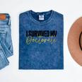 Phd Graduation Doctorate Degree Dissertation Masteral Grad Mineral Wash Tshirts Mineral Navy