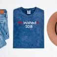 PhD Graduation PhinisheD Finished 2018 Tshirt Mineral Wash Tshirts Mineral Navy