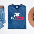 PhD Graduation T Shirt PhDone Tee For Graduates Mineral Wash Tshirts Mineral Navy
