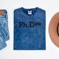 PhD Graduation Women Doctorate Degree PhDiva Mineral Wash Tshirts Mineral Navy