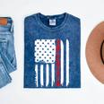 PhD Survivor Graduation American Flag Shirt Degree Tee Women Kids Men Mineral Wash Tshirts Mineral Navy
