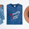 Phinally Done PhD T Shirt Graduation Mineral Wash Tshirts Mineral Navy