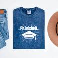 PhinisheD PhD Graduation Doctor Of Philosophy Mineral Wash Tshirts Mineral Navy