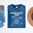 Physician Assistant Essentials PA Student Graduation Mineral Wash Tshirts Mineral Navy
