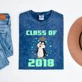 Pinguin Class 2018 Shirt Graduation Kids Graduate Mineral Wash Tshirts Mineral Navy