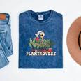 Plant Coffee Love Plantrovert Gardening Introvert Mom Mineral Wash Tshirts Mineral Navy