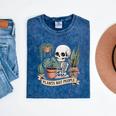 Plant Introvert Gardener Houseplant Botanical Women Men Kids Mineral Wash Tshirts Mineral Navy