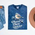 Please Chew Quieter Introvert Christmas Bird Lover Mineral Wash Tshirts Mineral Navy Please Chew Quieter Introvert Christmas Bird Lover Mineral Wash Tshirts Mineral Navy