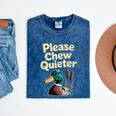 Please Chew Quieter Introvert Duck Lover Mineral Wash Tshirts Mineral Navy Please Chew Quieter Introvert Duck Lover Mineral Wash Tshirts Mineral Navy
