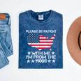 Please Be Patient With Me I'm From The 1900s American Flag Mineral Wash Tshirts Mineral Navy