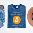 Please Be Patient With Me I'm From The 1900s Bitcoin Premium Mineral Wash Tshirts Mineral Navy