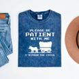 Please Patient I'm From The 1900s Boomer Meme Premium Mineral Wash Tshirts Mineral Navy