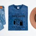 Please Be Patient With Me I'm From The 1900s Camera Premium Mineral Wash Tshirts Mineral Navy