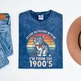 Please Be Patient With Me I'm From The 1900s Cat Mineral Wash Tshirts Mineral Navy