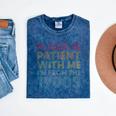 Please Be Patient With Me I'm From The 1900s Classic Vintage Mineral Wash Tshirts Mineral Navy
