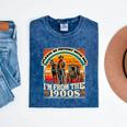 Please Be Patient With Me I'm From The 1900s Cowboy Premium Mineral Wash Tshirts Mineral Navy