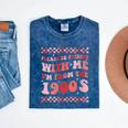Please Be Patient With Me I'm From The 1900s Cute Boho Mom Mineral Wash Tshirts Mineral Navy
