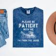 Please Be Patient With Me I'm From The 1900s Dad Vintage Mineral Wash Tshirts Mineral Navy