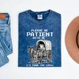 Please Be Patient With Me I'm From The 1900s Frog Mineral Wash Tshirts Mineral Navy