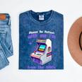 Please Be Patient With Me I'm From The 1900s Gamer Gaming Premium Mineral Wash Tshirts Mineral Navy