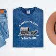 Please Be Patient I'm From The 1900s Oxen And Wagon Premium Mineral Wash Tshirts Mineral Navy Please Be Patient I'm From The 1900s Oxen And Wagon Premium Mineral Wash Tshirts Mineral Navy