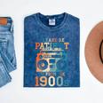 Please Be Patient With Me I'm From The 1900s Retro 90s Dad Premium Mineral Wash Tshirts Mineral Navy