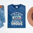 Please Be Patient With Me I'm From The 1900s Retro Cassette Premium Mineral Wash Tshirts Mineral Navy Please Be Patient With Me I'm From The 1900s Retro Cassette Premium Mineral Wash Tshirts Mineral Navy