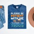 Please Be Patient With Me I'm From The 1900s Retro Grandpa Mineral Wash Tshirts Mineral Navy