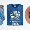 Please Be Patient I'm From The 1900s Retro Mineral Wash Tshirts Mineral Navy