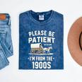 Please Be Patient I'm From The 1900s Retro Premium Tri-Blend Mineral Wash Tshirts Mineral Navy