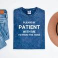 Please Be Patient With Me I'm From The 1900s Sarcasm Mineral Wash Tshirts Mineral Navy