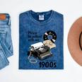 Please Be Patient I'm From The 1900s Sarcastic Joke Premium Tri-Blend Mineral Wash Tshirts Mineral Navy