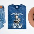 Please Be Patient With Me I'm From The 1900s Skeleton Mineral Wash Tshirts Mineral Navy Please Be Patient With Me I'm From The 1900s Skeleton Mineral Wash Tshirts Mineral Navy