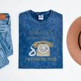 Please Be Patient With Me I'm From The 1900s Telephone Mineral Wash Tshirts Mineral Navy