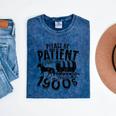 Please Be Patient With Me I'm From The 1900s Time Travel Mineral Wash Tshirts Mineral Navy