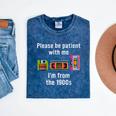 Please Be Patient With Me I'm From The 1900s Video Tape Mineral Wash Tshirts Mineral Navy