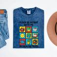 Please Be Patient With Me I'm From The 1900s Vintage 90s Premium Tri-Blend Mineral Wash Tshirts Mineral Navy