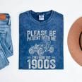 Please Be Patient I'm From The 1900s Vintage Car Mineral Wash Tshirts Mineral Navy
