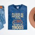Please Be Patient With Me I'm From The 1900s Vintage Car Premium Mineral Wash Tshirts Mineral Navy