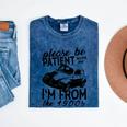 Please Be Patient With Me I'm From The 1900s Vintage Classic Premium Tri-Blend Mineral Wash Tshirts Mineral Navy