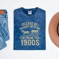 Please Be Patient With Me I'm From The 1900s Vintage Horse Mineral Wash Tshirts Mineral Navy