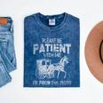 Please Be Patient With Me I'm From The 1900s Vintage Horse Premium Mineral Wash Tshirts Mineral Navy