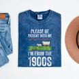 Please Be Patient With Me I'm From The 1900s Vintage Ox Mineral Wash Tshirts Mineral Navy