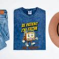 Please Be Patient With Me I'm From The 1900s Vintage Radio Mineral Wash Tshirts Mineral Navy