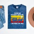 Please Be Patient With Me I'm From The 1900s Vintage Sun Set Mineral Wash Tshirts Mineral Navy